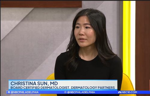 Dr. Christina Sun on NBC Philly Live discussing treatment of darker skin tones